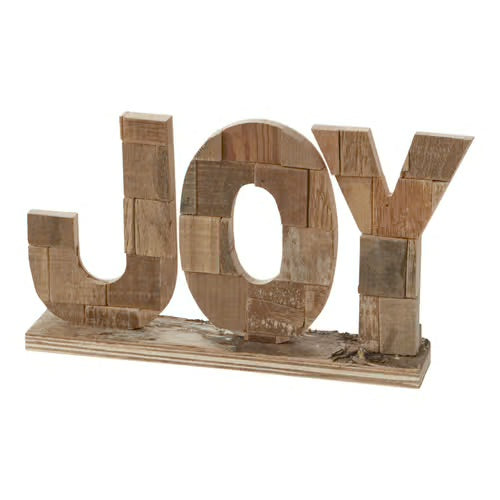 Woodblock sign- “JOY”