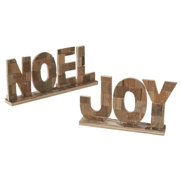 Woodblock sign- “JOY”